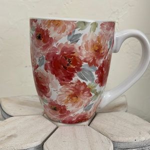 New 16 Oz Floral Coffee Tea Mug